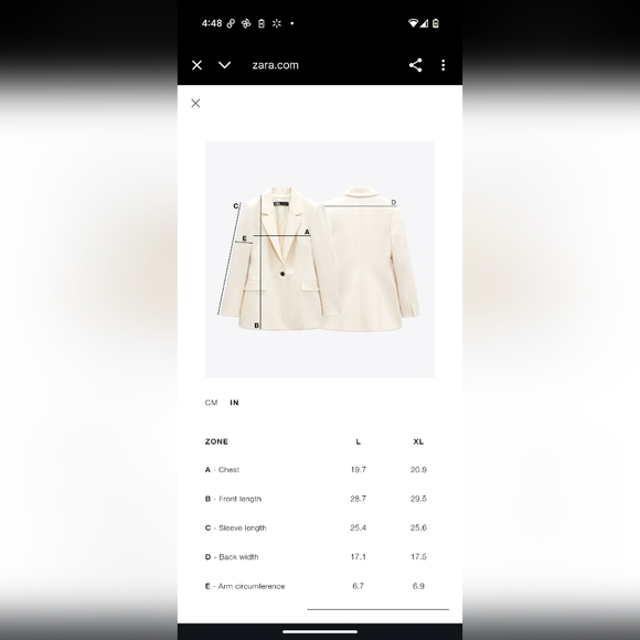 Zara Gold Blazer And Trouser Set Large - Picture 10 of 16